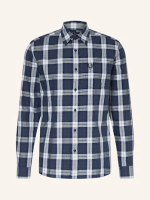 Fred Perry Koszula Slim Fit blau