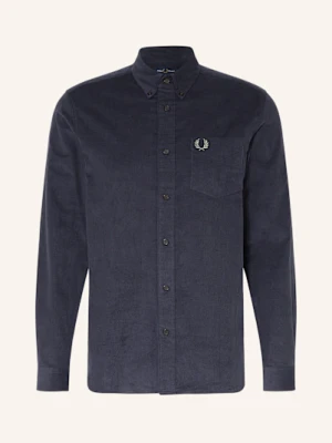 Fred Perry Koszula Sztruksowa Regular Fit blau