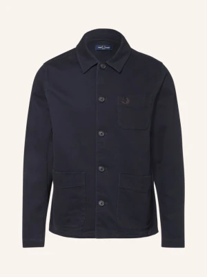Fred Perry Koszula Wierzchnia Z Sztruksu blau GRANATOWY
