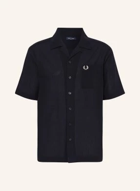 Fred Perry Koszula Z Klapami Comfort Fit blau