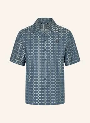 Fred Perry Koszula Z Klapami Comfort Fit blau