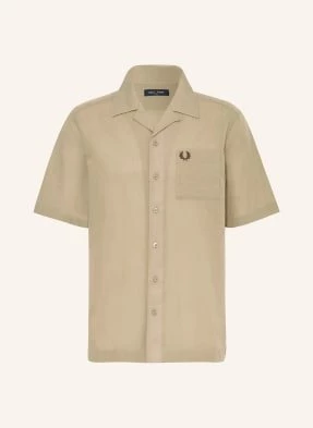 Fred Perry Koszula Z Klapami Comfort Fit grau