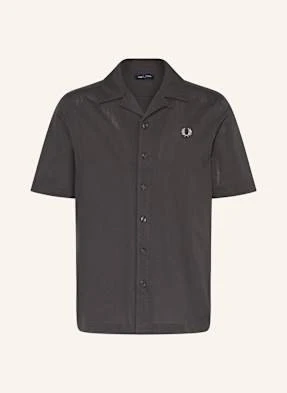 Fred Perry Koszula Z Klapami Comfort Fit Z Piki grau