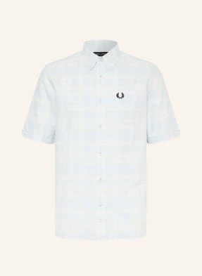 Fred Perry Koszula Z Krótkim Rękawem m7823 Regular Fit blau