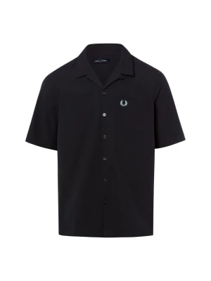 Fred Perry koszula z krótkim rękawem Mężczyźni Comfort Fit Bawełna szary