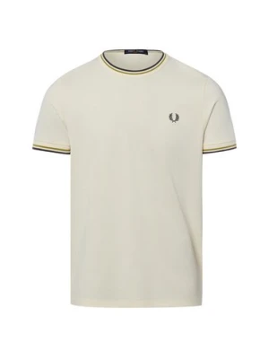 Zdjęcie produktu Fred Perry Koszulka męska Mężczyźni Bawełna beżowy,