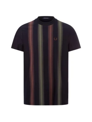 Fred Perry Koszulka męska Mężczyźni Bawełna niebieski,