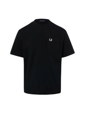 Fred Perry Koszulka męska Mężczyźni Dżersej biały jednolity,