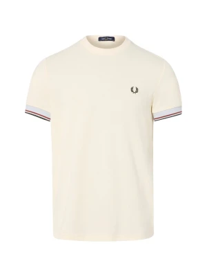 Fred Perry koszulka Mężczyźni Bawełna (100%) beżowy