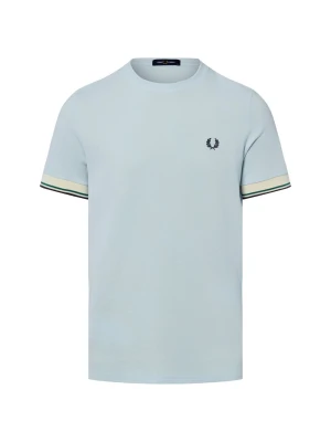 Fred Perry koszulka Mężczyźni Bawełna (100%) niebieski