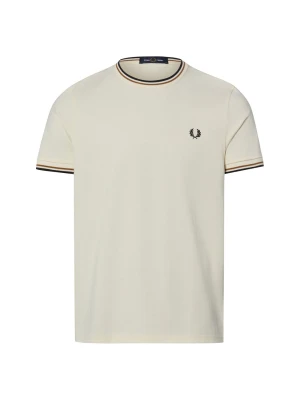 Fred Perry Koszulka Mężczyźni Bawełna beżowy