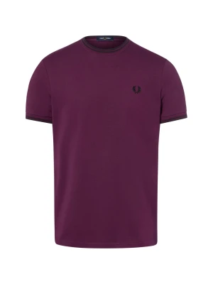 Fred Perry Koszulka Mężczyźni Bawełna lila