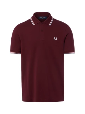 Fred Perry koszulka polo Mężczyźni Bawełna czerwony