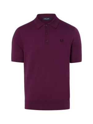 Fred Perry koszulka polo Mężczyźni Bawełna lila