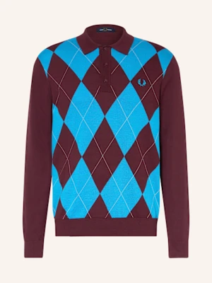 Fred Perry Koszulka Polo Z Dżerseju rot