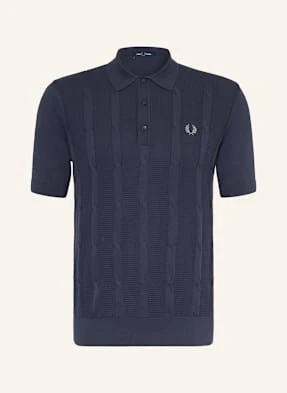 Fred Perry Koszulka Polo Z Dzianiny blau