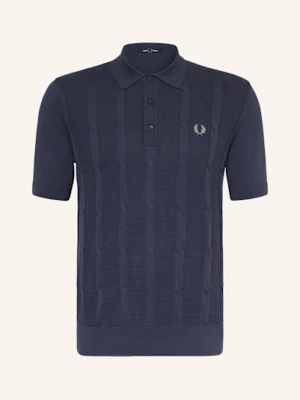 Fred Perry Koszulka Polo Z Dzianiny blau