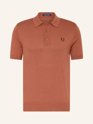 Fred Perry Koszulka Polo Z Dzianiny braun