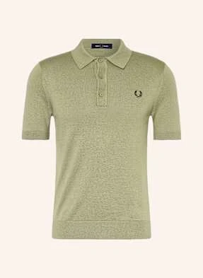 Fred Perry Koszulka Polo Z Dzianiny gruen