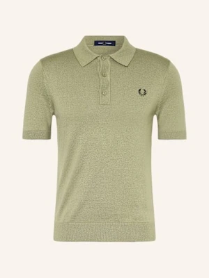 Fred Perry Koszulka Polo Z Dzianiny gruen