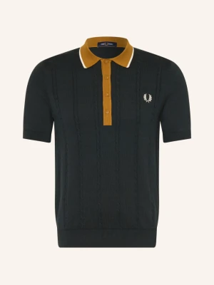 Fred Perry Koszulka Polo Z Dzianiny gruen