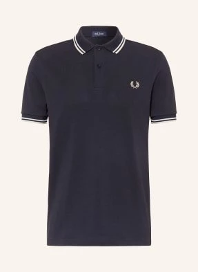 Fred Perry Koszulka Polo Z Piki blau