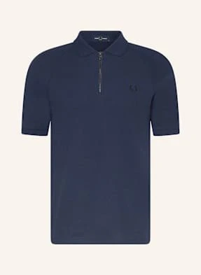 Fred Perry Koszulka Polo Z Piki blau