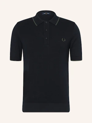 Fred Perry Koszulka Polo Z Piki blau