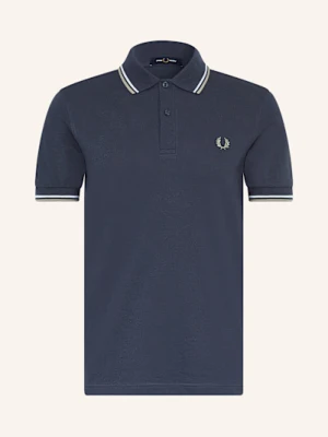 Fred Perry Koszulka Polo Z Pikowanym Wzorem blau