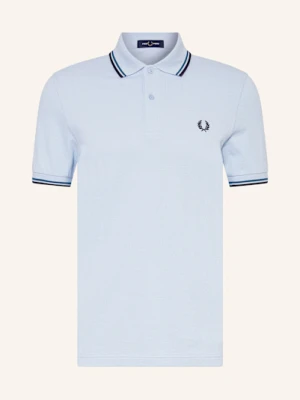 Fred Perry Koszulka Polo Z Pikowanym Wzorem blau