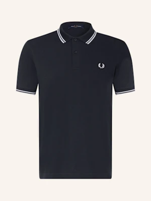 Fred Perry Koszulka Polo Z Pikowanym Wzorem blau