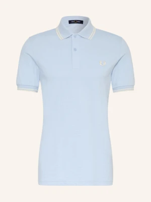 Fred Perry Koszulka Polo Z Pikowanym Wzorem blau