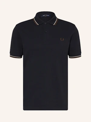 Fred Perry Koszulka Polo Z Pikowanym Wzorem blau