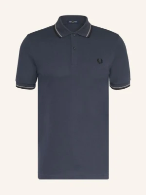 Fred Perry Koszulka Polo Z Pikowanym Wzorem blau
