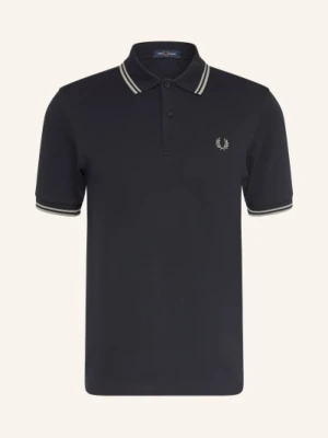 Fred Perry Koszulka Polo Z Pikowanym Wzorem blau
