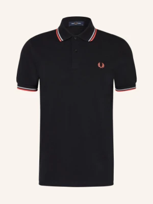 Fred Perry Koszulka Polo Z Pikowanym Wzorem blau