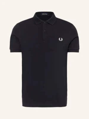 Fred Perry Koszulka Polo Z Pikowanym Wzorem Regular Fit blau