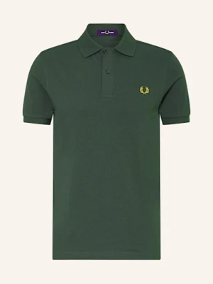 Fred Perry Koszulka Polo Z Pikowanym Wzorem Regular Fit gruen