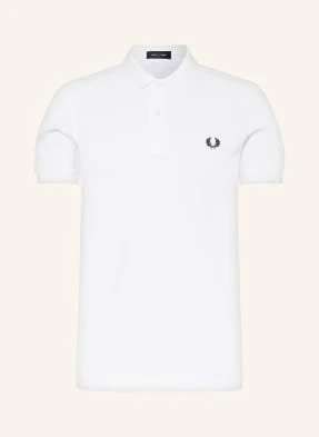Fred Perry Koszulka Polo Z Pikowanym Wzorem Regular Fit weiss