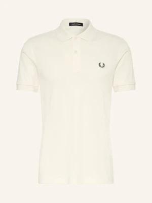 Fred Perry Koszulka Polo Z Pikowanym Wzorem Regular Fit weiss