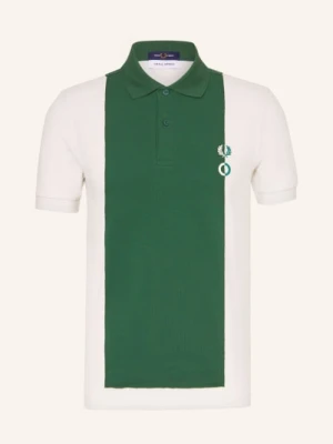 Fred Perry Koszulka Polo Z Pikowanym Wzorem weiss