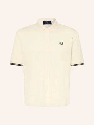 Fred Perry Koszulka Z Dzianiny O Kroju Slim Fit weiss biały
