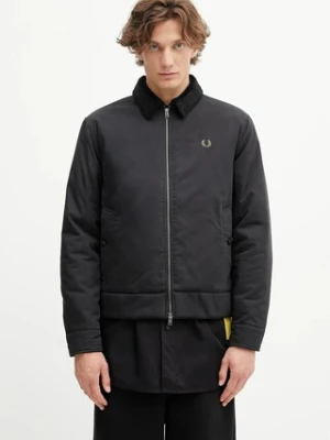 Fred Perry kurtka kolor czarny przejściowa J8535