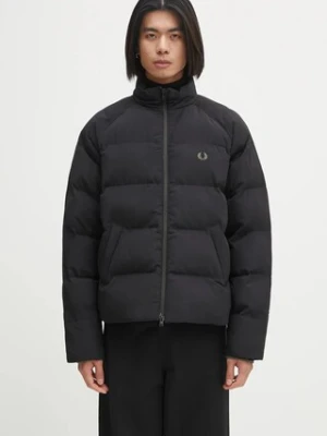Fred Perry kurtka kolor czarny zimowa J1309