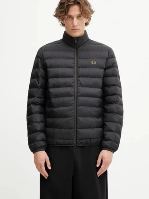 Fred Perry kurtka kolor czarny zimowa J4564