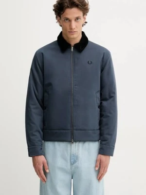 Fred Perry kurtka kolor granatowy przejściowa J8535