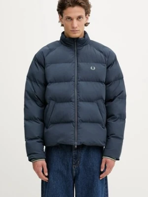 Fred Perry kurtka kolor granatowy zimowa J1309
