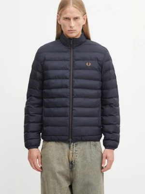 Fred Perry kurtka kolor granatowy zimowa J4564