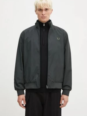 Fred Perry kurtka The Brentham Jacket męska kolor zielony przejściowa J2660.T61