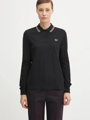 Fred Perry longsleeve bawełniany kolor czarny G3636